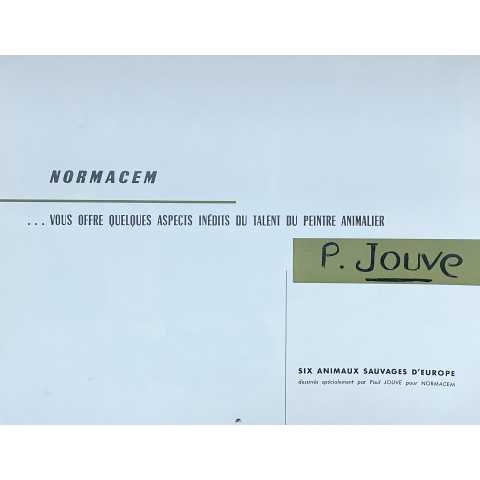 Calendrier Normacem. 1960.
